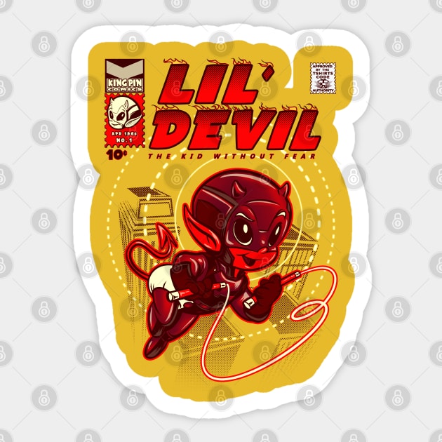 Lil' Devil Sticker by poopsmoothie